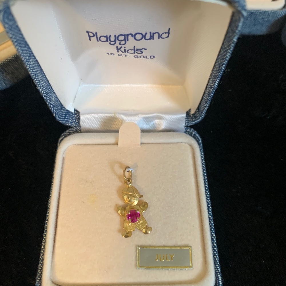 Boys July Birthstone charm